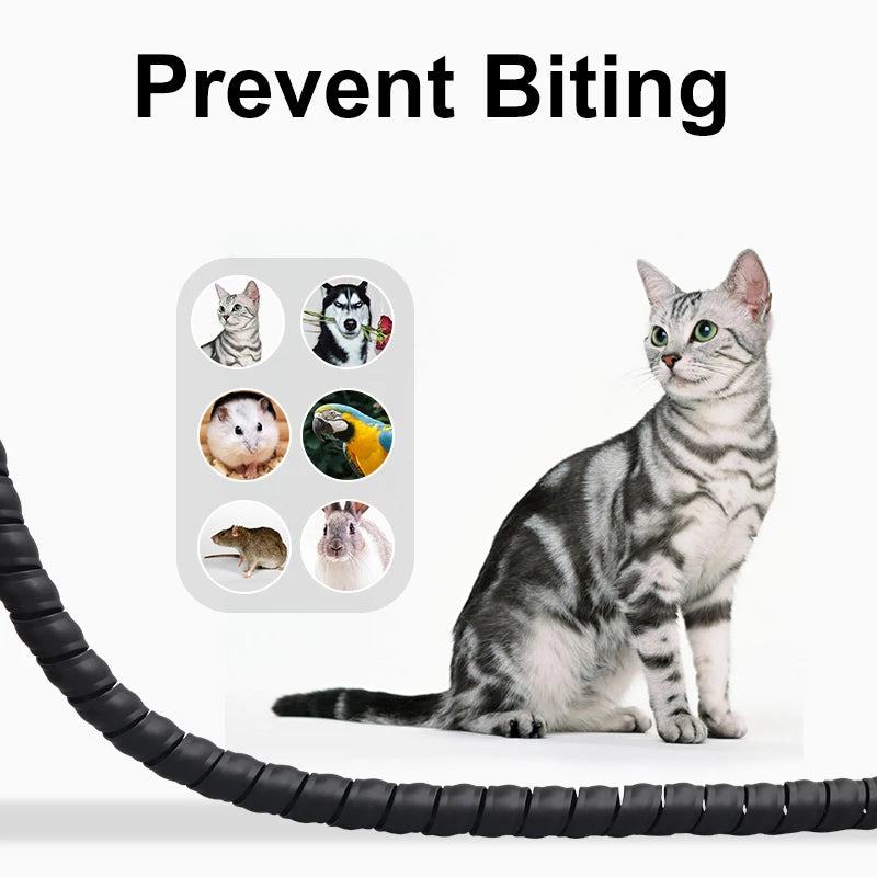 Spiralkabelschutz 2m Drahtschutz Rohr Motorrad Büro