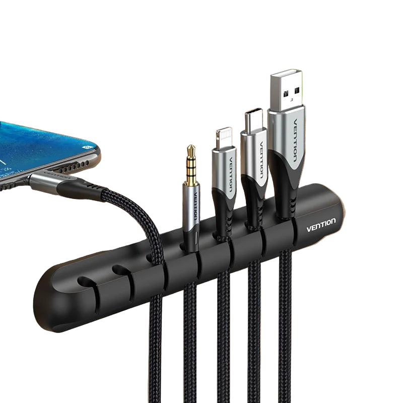 Flexibler Silikon Kabel Organizer für Auto und Büro