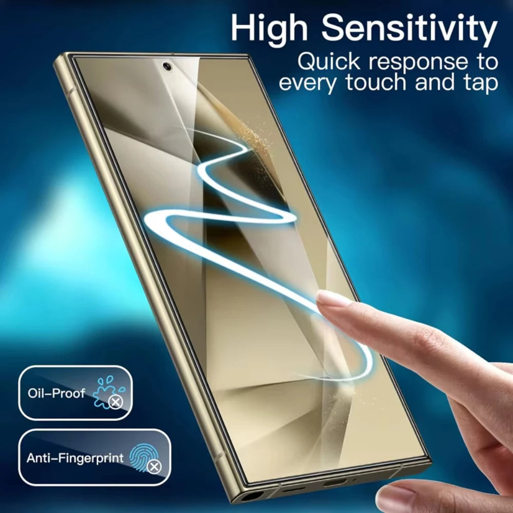4er Set Gehärtetes Glas für Samsung Galaxy