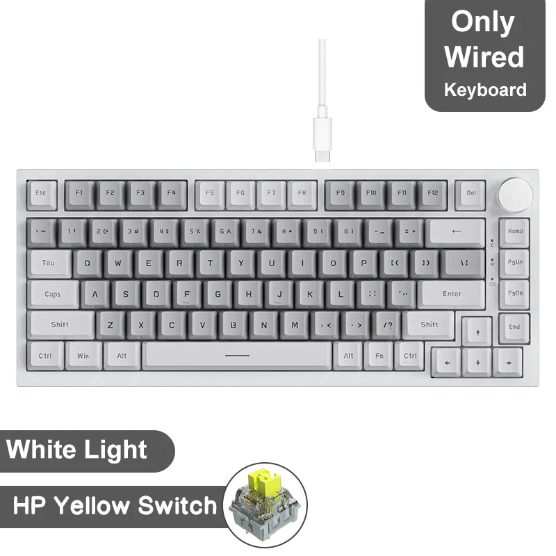 Ajazz AK820 Pro Gaming-Tastatur 3in1