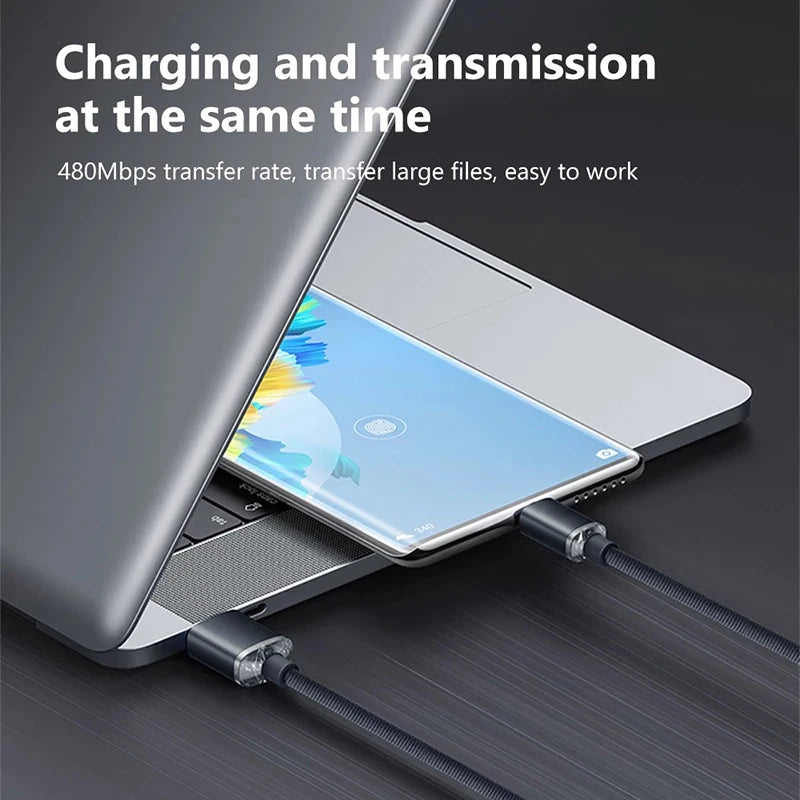 120W Typ C Kabel Schnellladung USB C