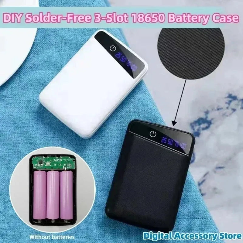 DIY Powerbank Hülle für 6x18650 Akkus