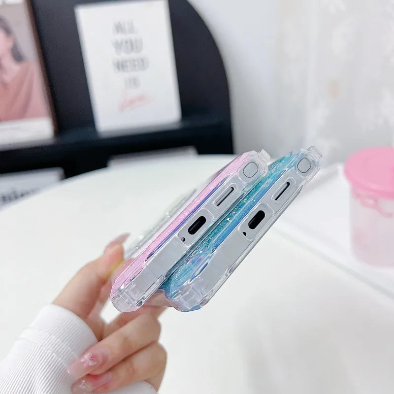 Glitzer Hülle mit Magnetband für Samsung S25 Ultra