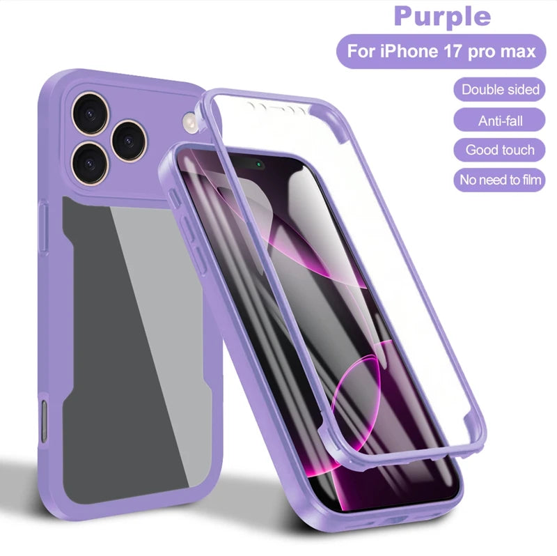 Klare 360 Ganzkörperschutzhülle für iPhone 17 Pro Max