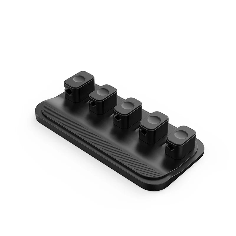 Magnetic Cable Holders for Car and Desk, Set of 5