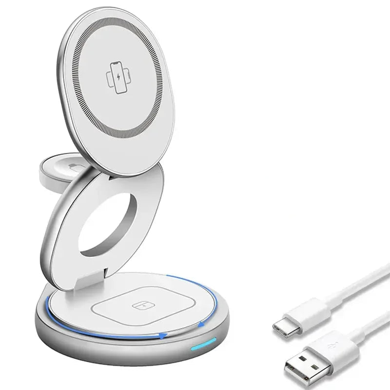 3-in-1 Magnetic Wireless Charger Stand