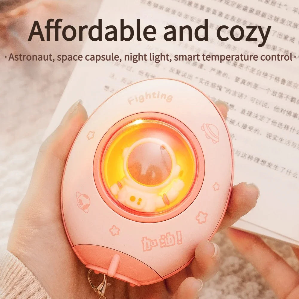 Portable Hand Warmer 5000mAh Power Bank with Light