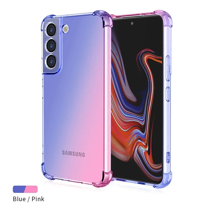 Gradient TPU Airbag Hülle für Samsung Galaxy S25
