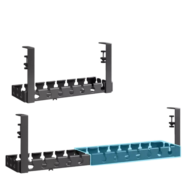 Kabelmanagement-Tablett für Schreibtisch und Büro