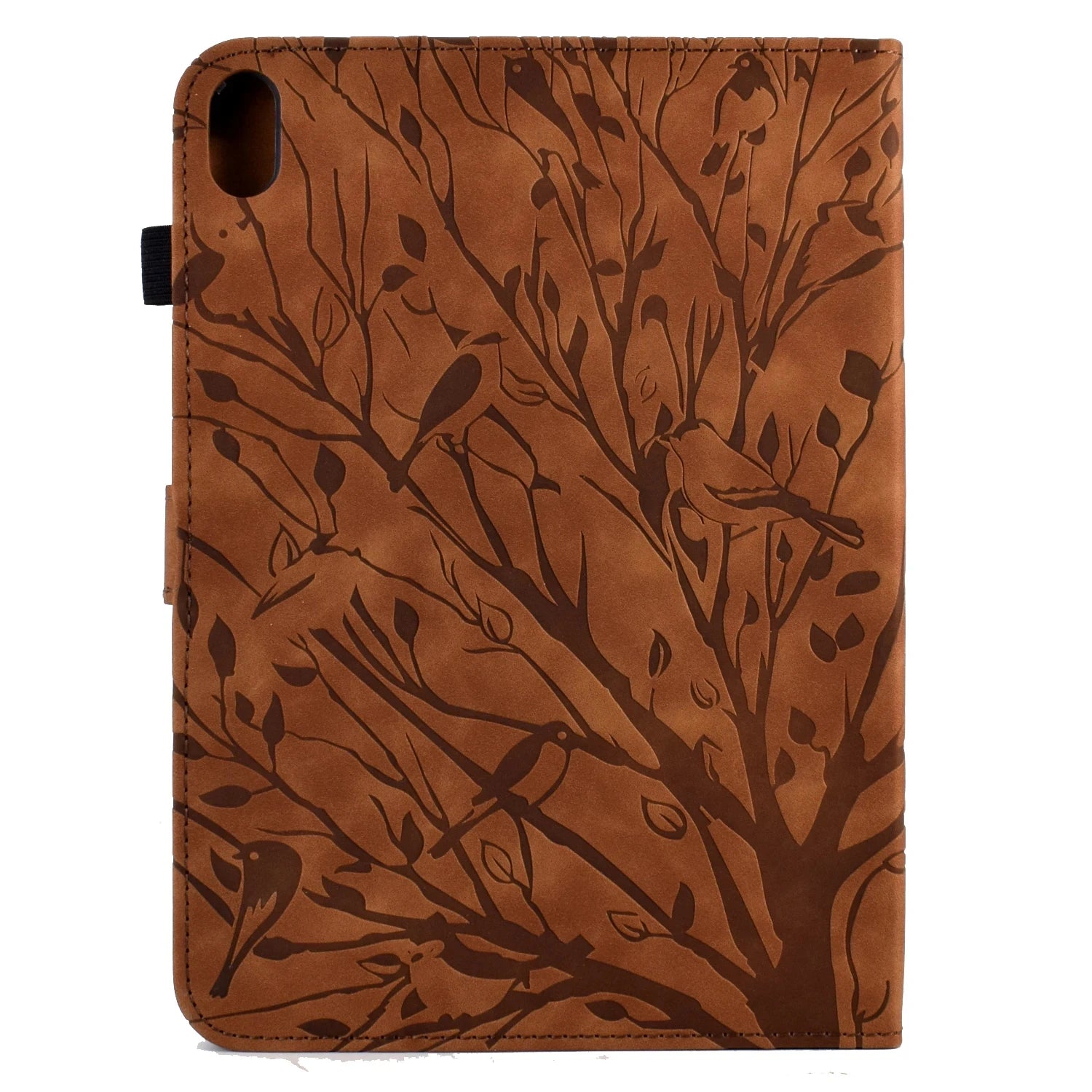 Geprägte Baum Leder Brieftasche Hülle
