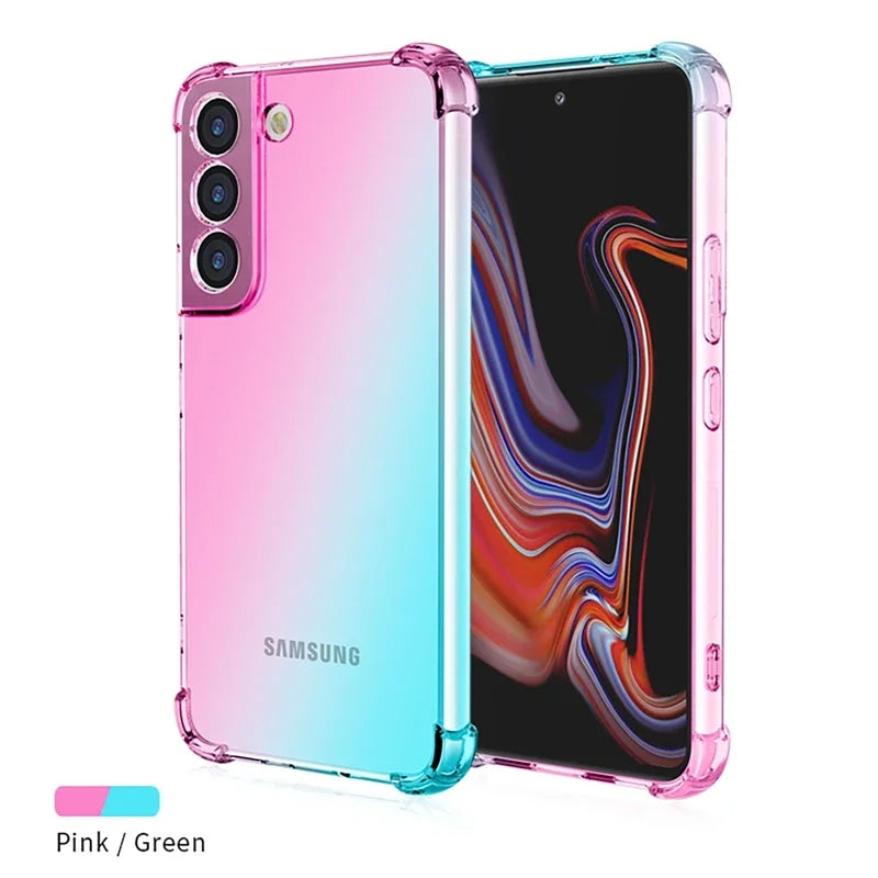 Gradient TPU Airbag Hülle für Samsung Galaxy S25