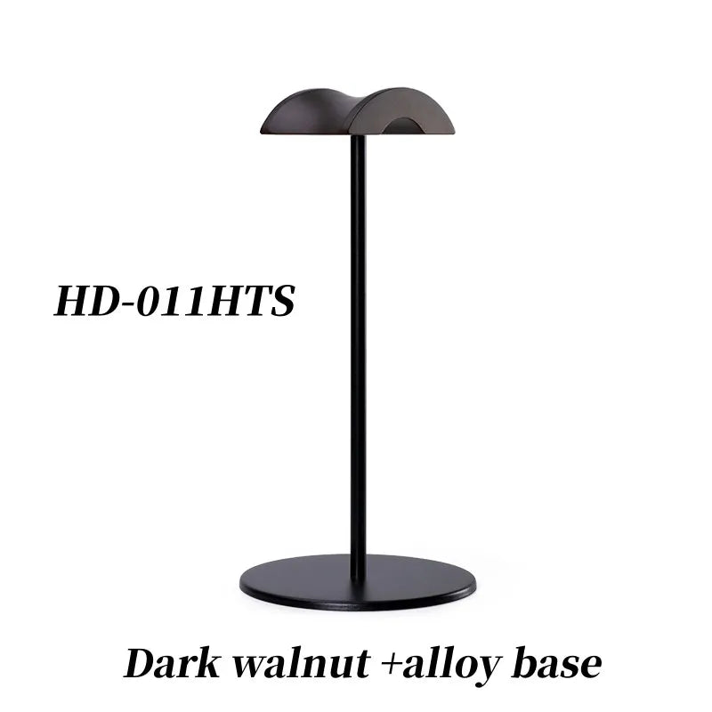 Metall-Walnuss Kopfhörerständer Holzhalter Schreibtisch