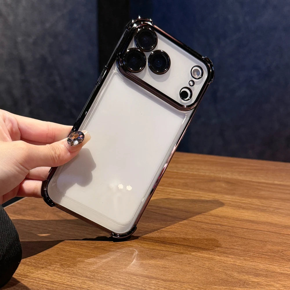 Luxus Transparent Schutzcase für iPhone 17 Pro Max