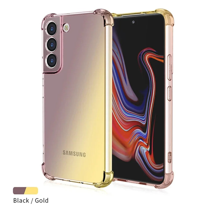 Gradient TPU Airbag Hülle für Samsung Galaxy S25