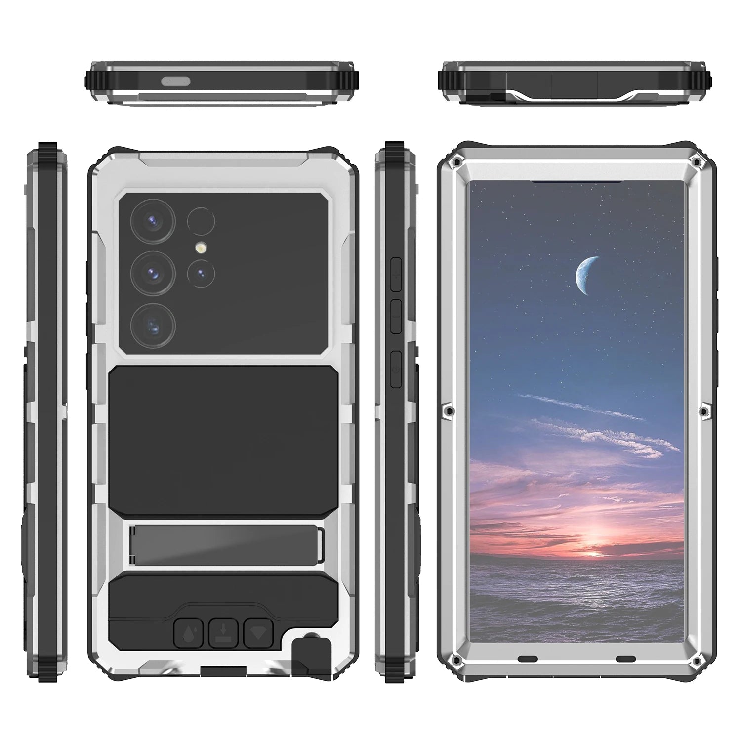 Heavy-Duty Aluminium Metall Hülle für Samsung S25 Ultra