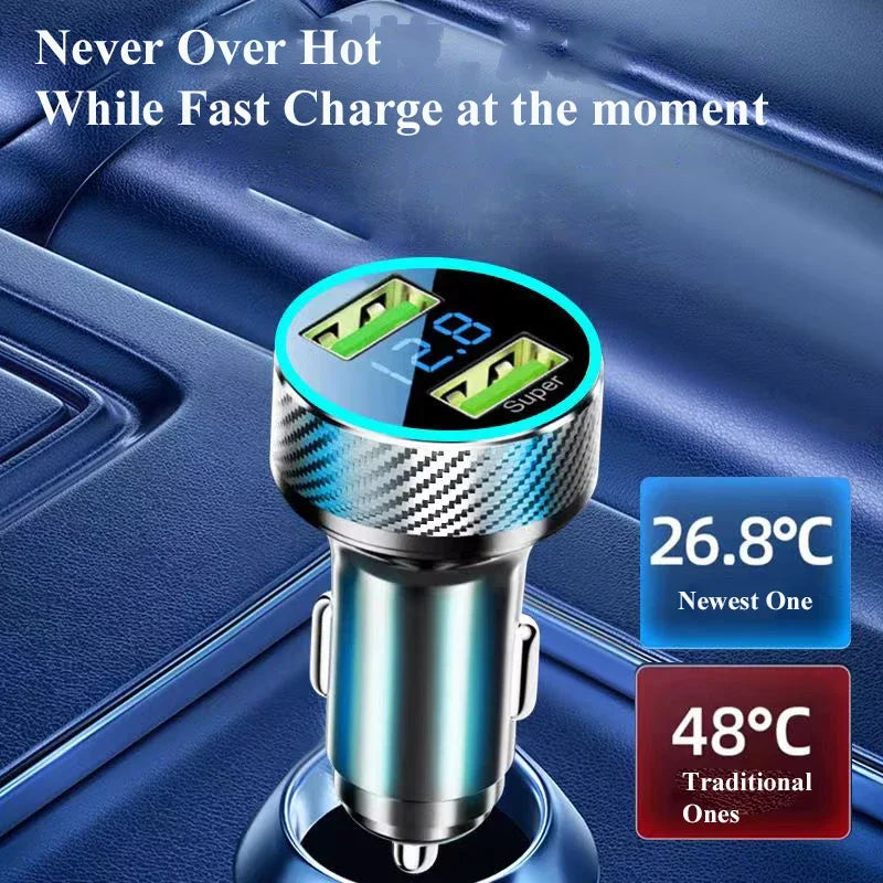 300W USB Autoladegerät mit Spannungsanzeige Schnellladungll