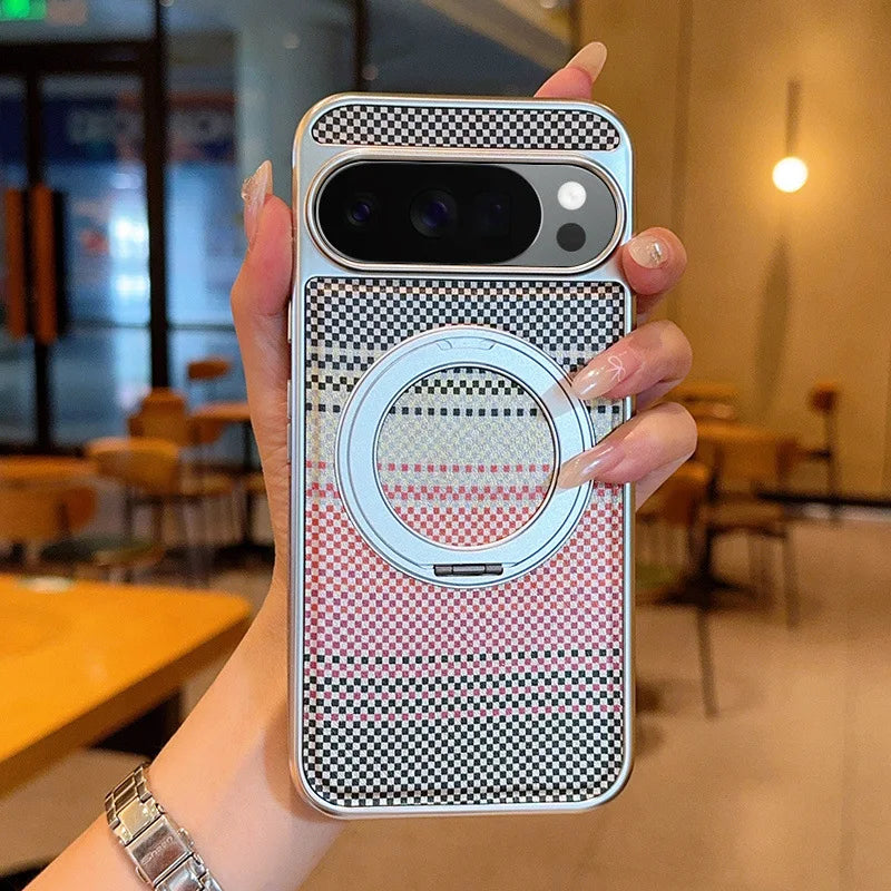 Drehbare PU-Leder Hülle für Google Pixel 10