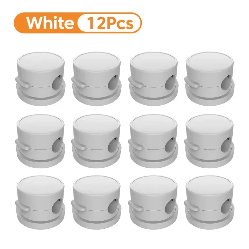 360° Rotating Magnetic Cable Holder for Office