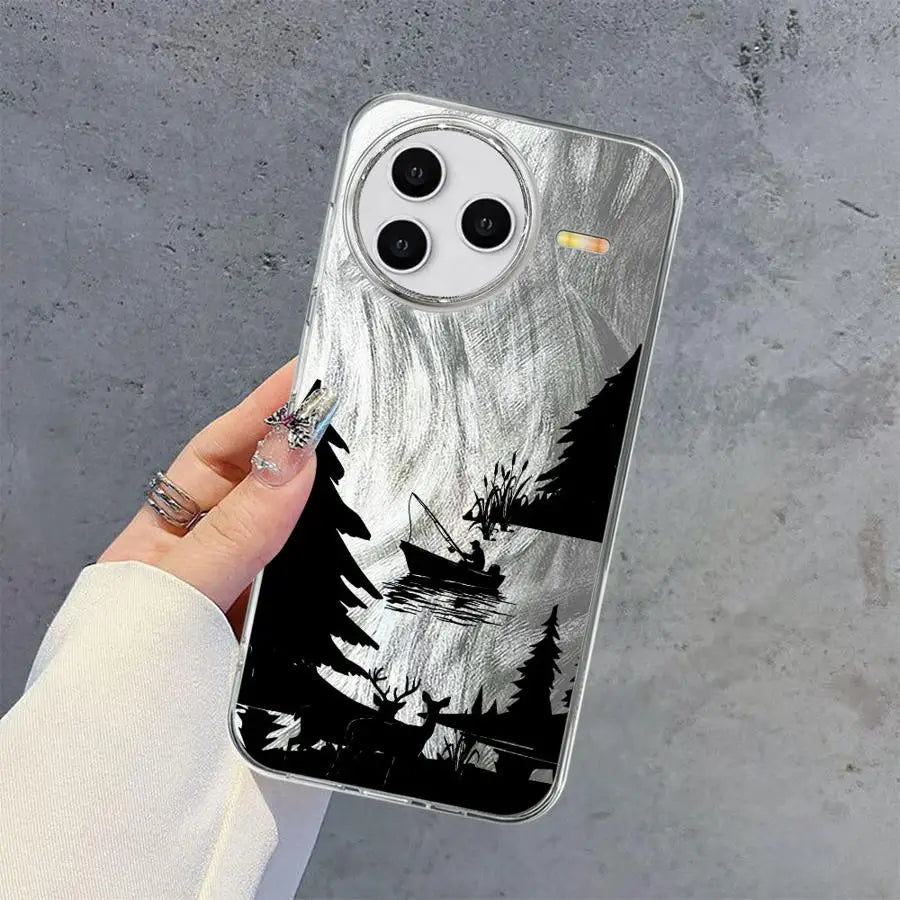 Halloween Schloss Fledermaus Hülle für Redmi A3x 13C