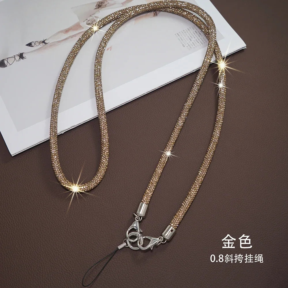 Handyhüllen Lanyard mit Strass – Crossbody Trageriemen