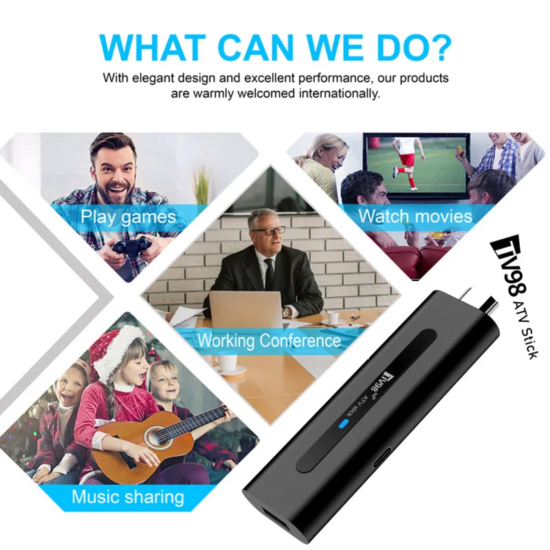 Ultra HD Android TV Stick 8K IPTV Dual-WiFi6