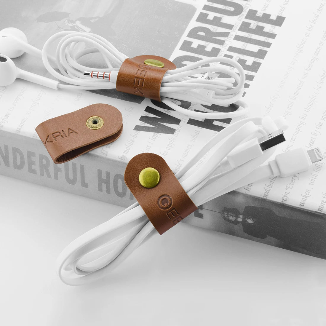 Kabel Organizer Set – Ohrhörer & Ladekabel Binder