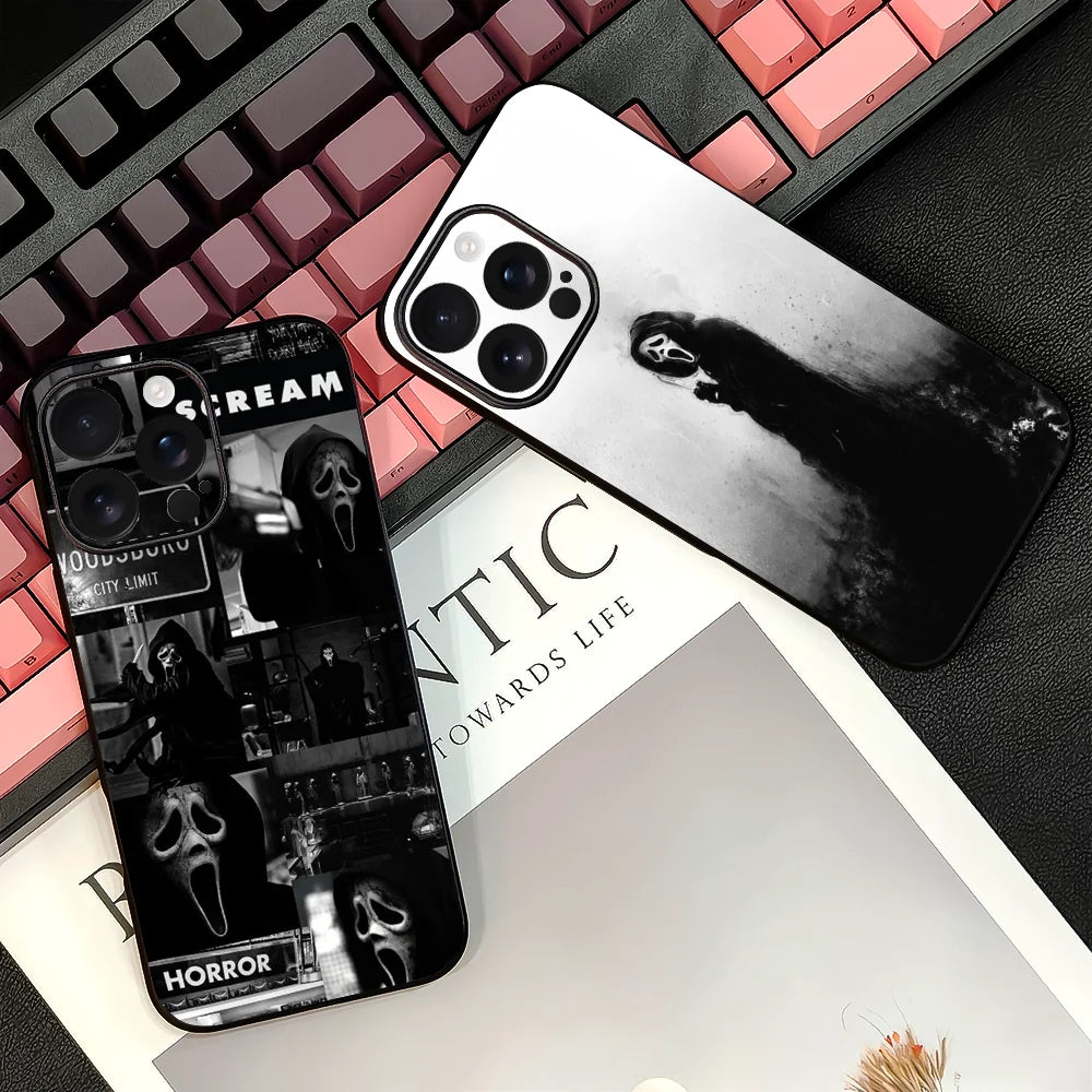 Scream Film Hülle iPhone 16 TPU weich hautfreundlich