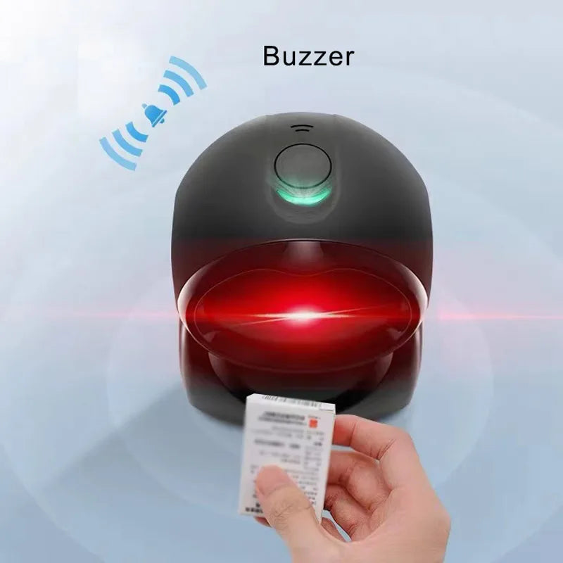 2D QR Barcode-Scanner USB Freihändig Desktopgerät