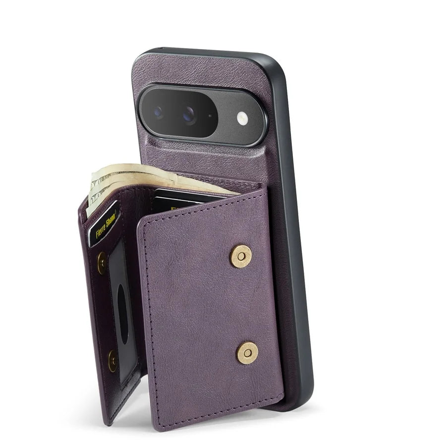 Magnetische Leder Wallet Hülle für Google Pixel 10