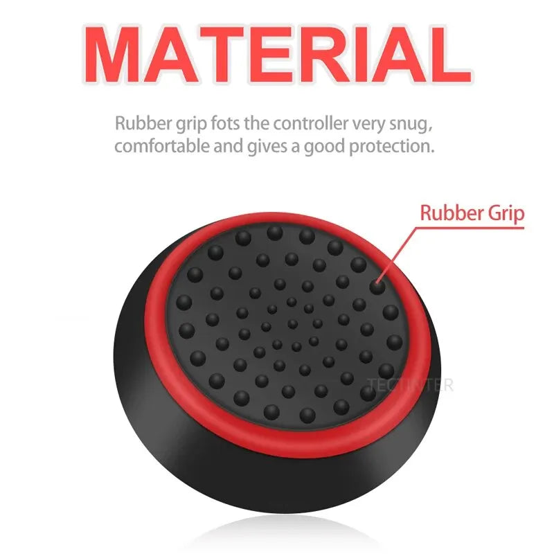 Silicone Thumb Grips for PS5/PS4/Xbox Controllers, Set of 4