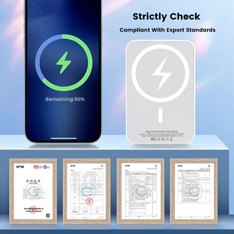 Magnetische Powerbank für iPhone MagSafe