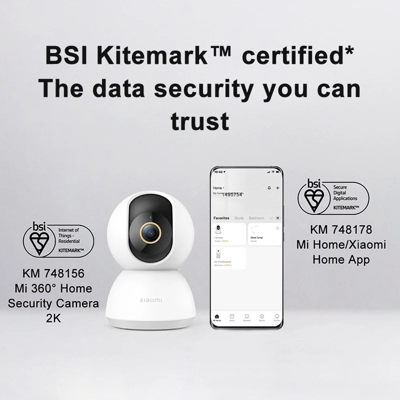 2K HD WLAN Sicherheitskamera 360° Innen Überwachung