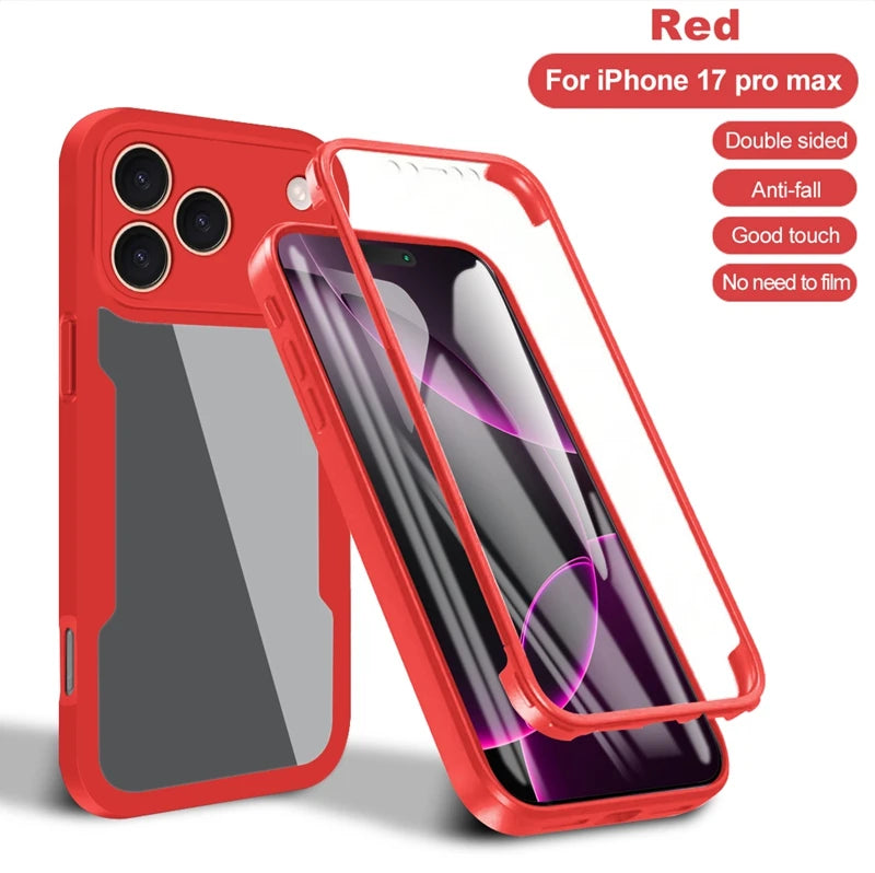 Klare 360 Ganzkörperschutzhülle für iPhone 17 Pro Max