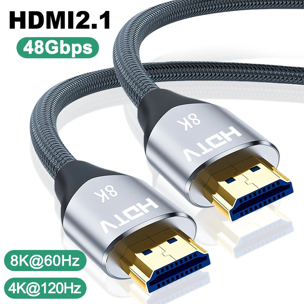HDMI 2.1 Kabel 8K 60Hz 4K 120Hz für TV & Konsole