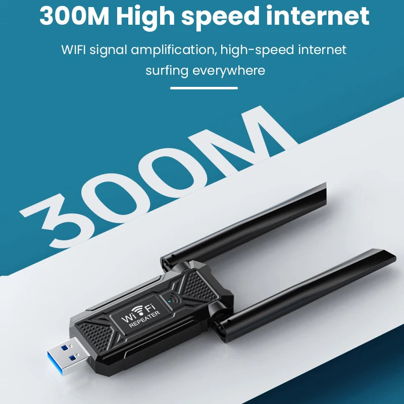 300Mbps USB WiFi Repeater für langes Signal