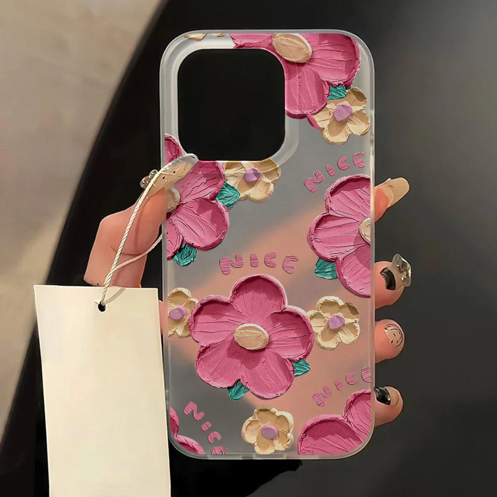 Blumen Handyhülle für iPhone 17 Pro Slim Case