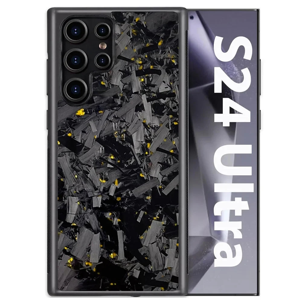 Magnetische Carbon Fiber Hülle für Samsung S25