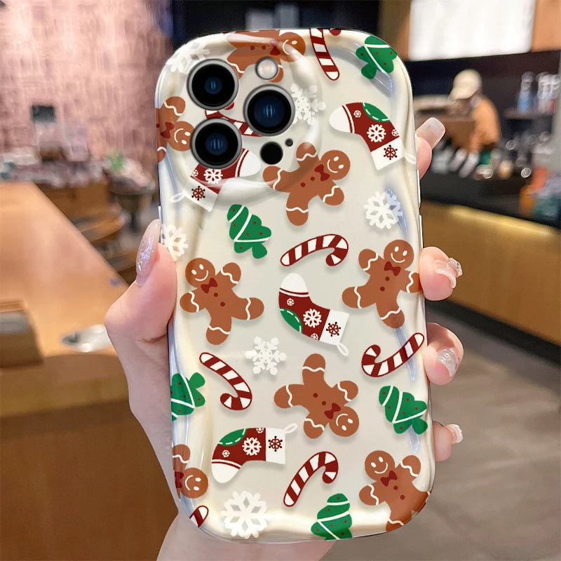 Weihnachts Silikonhülle für iPhone 16 Pro Max