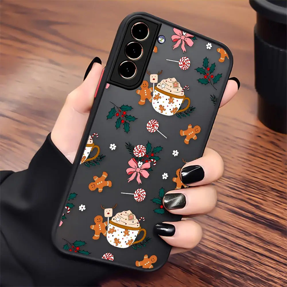 Süße Christmas Candy Handyhülle für Samsung S25