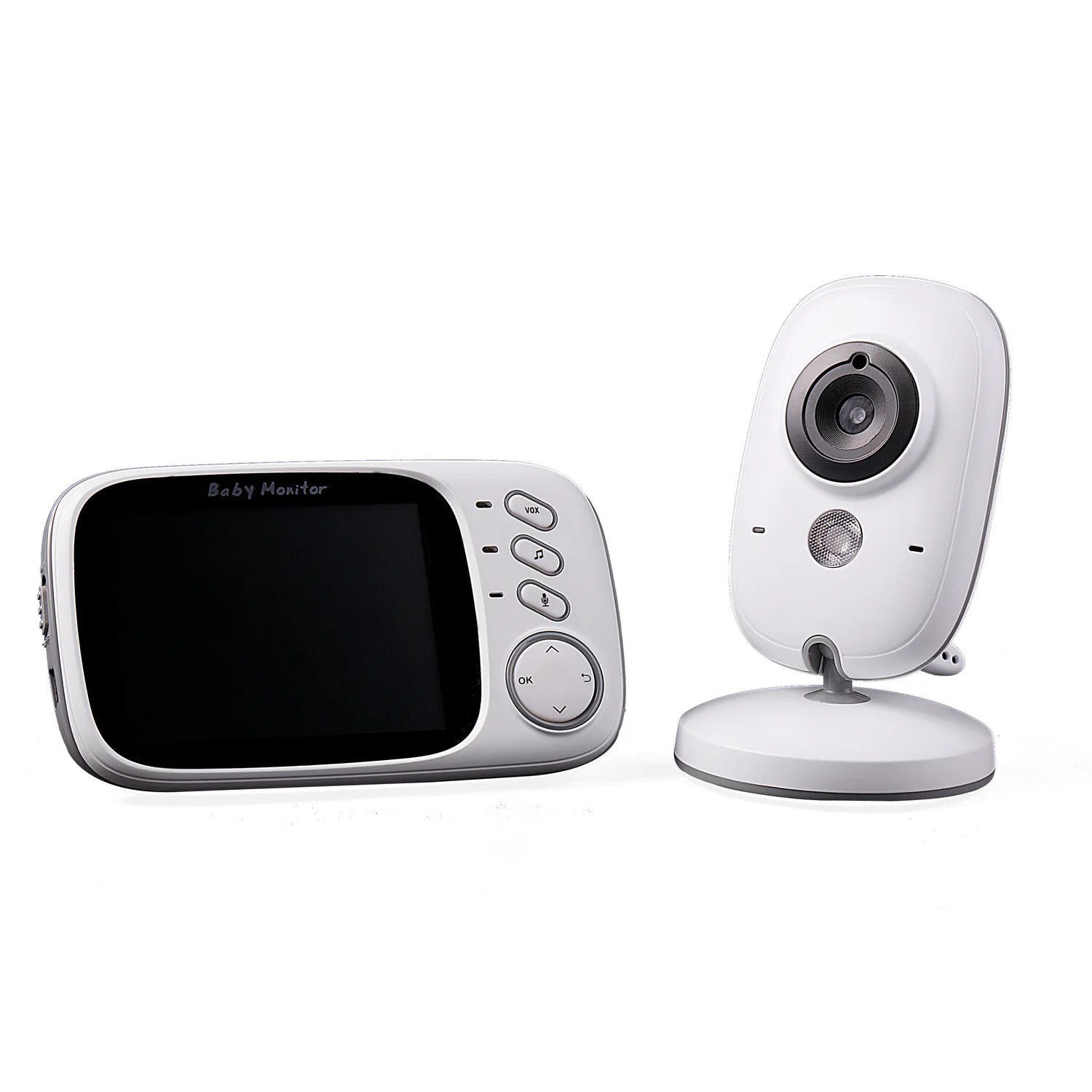 Video baby monitor 3.2" with VOX &amp; temperature display