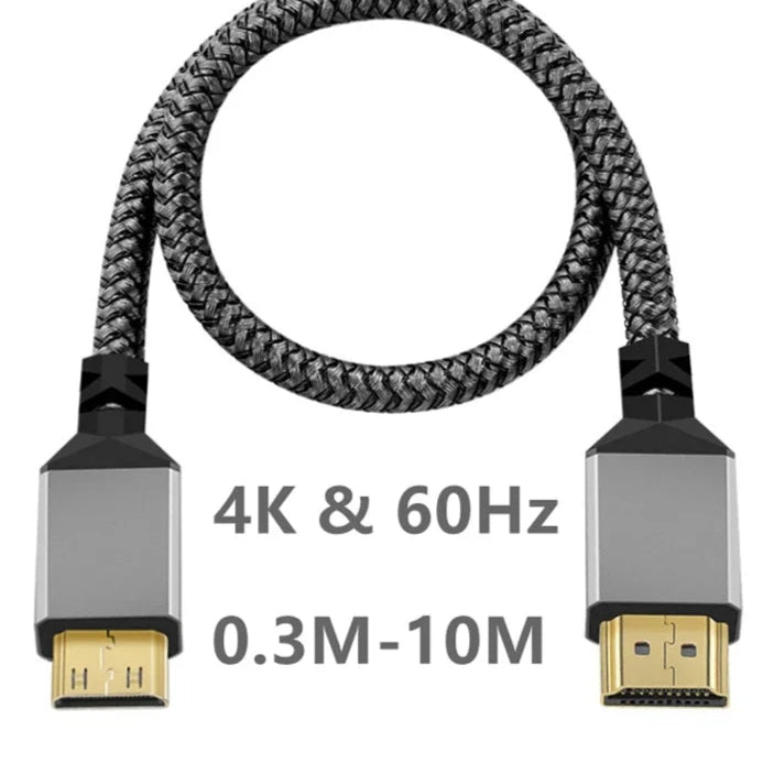 10M 4K HDMI Kabel 60Hz Mini zu HDMI Adapter High Speed