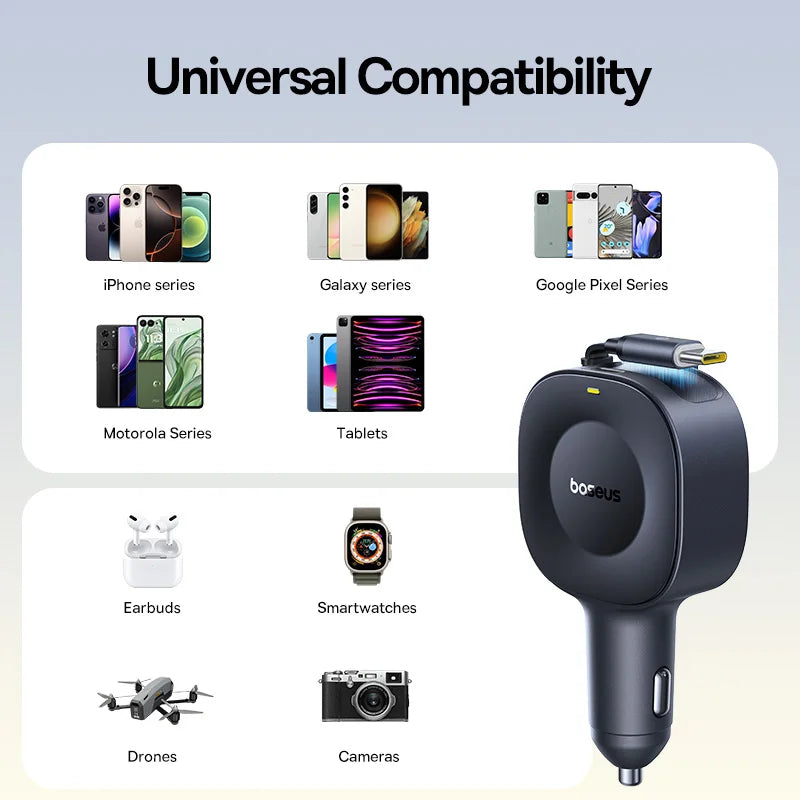 30W Auto Schnellladegerät Dual USB-C