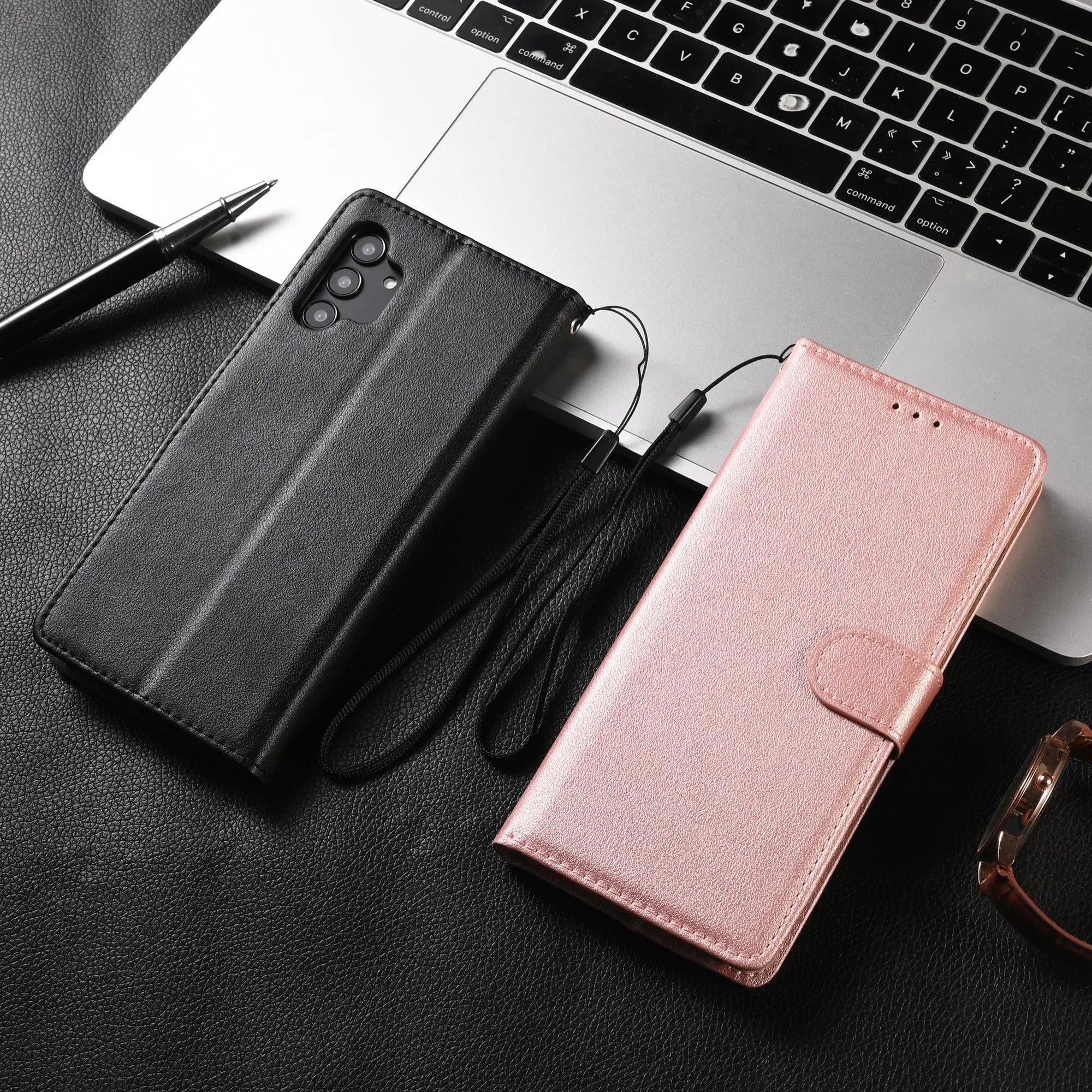 Für Samsung Galaxy Leder Flip Wallet