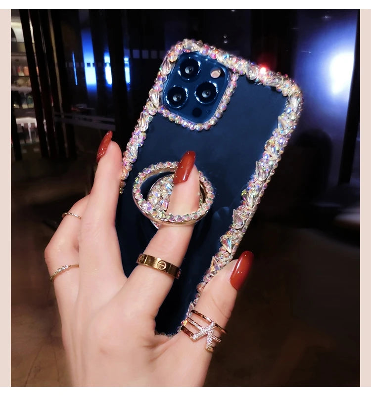 Glitzer Luxus Strass Hülle für Samsung Galaxy S25