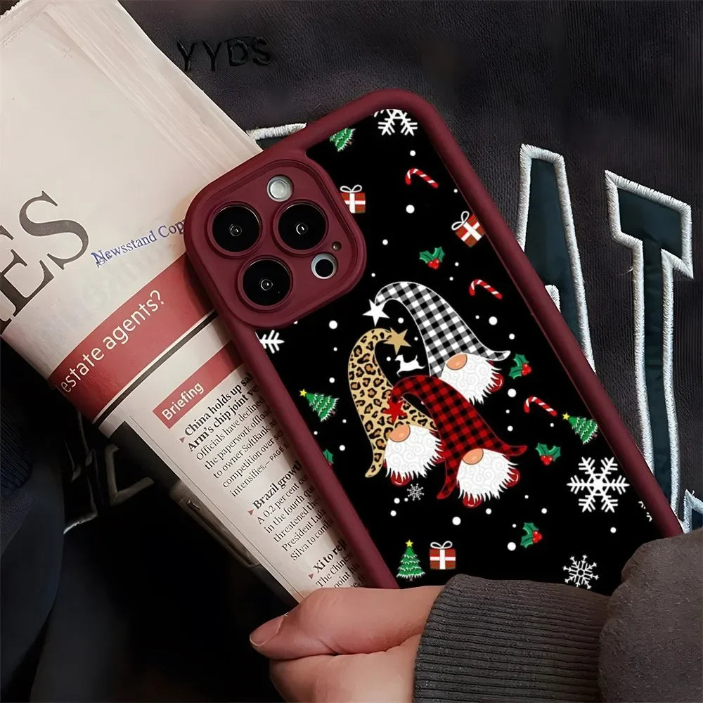 Weihnachts Silikonhülle für iPhone 16 Pro Max