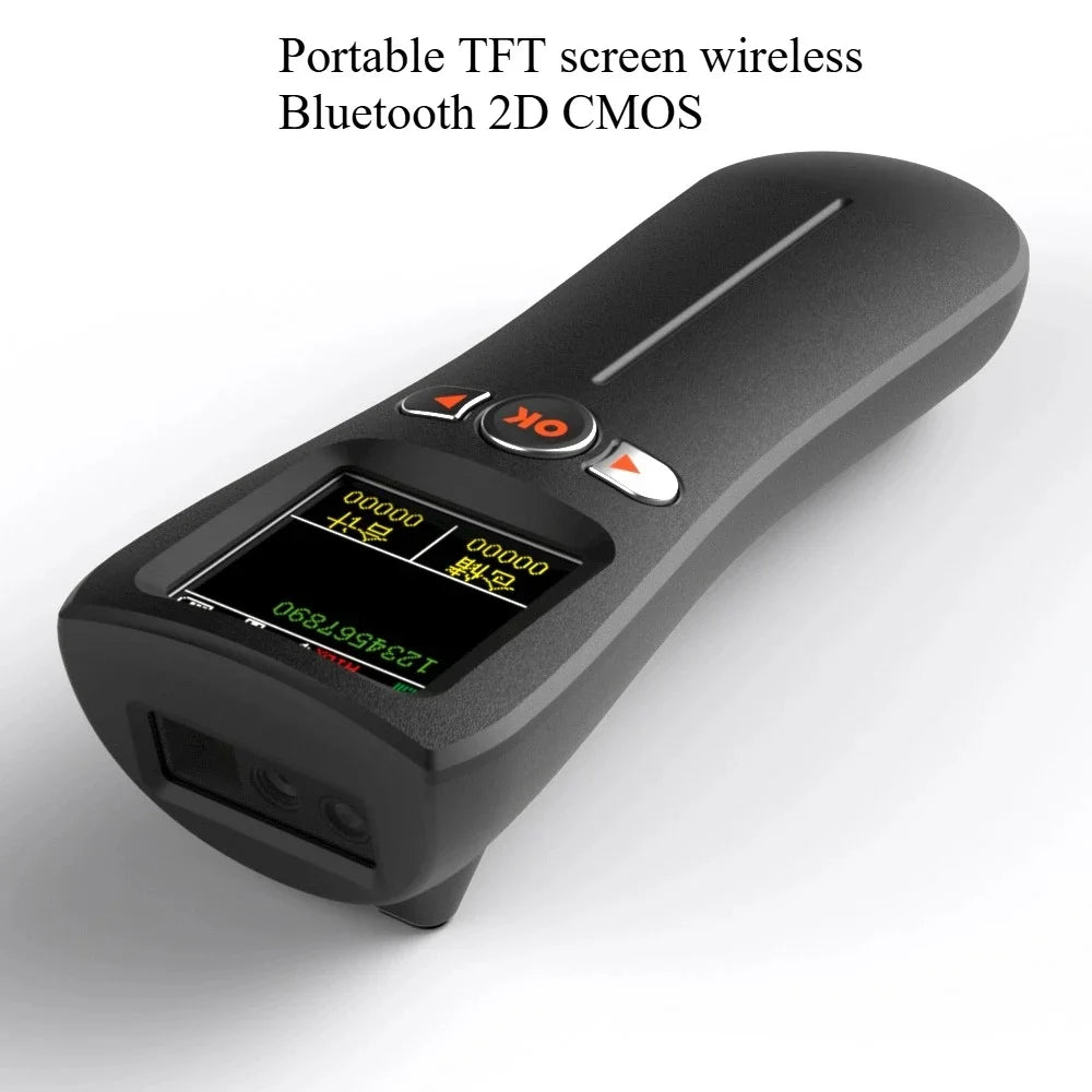 Tragbarer Mini 2D Bluetooth Barcode Scanner Pocket