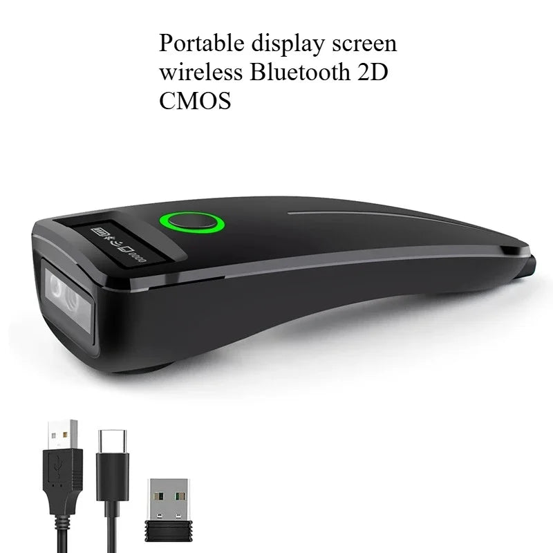 Mobiler Bluetooth 2D Barcode Scanner mit Display