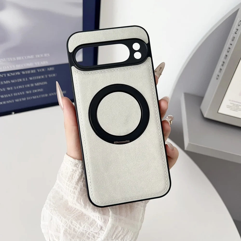 360° Rotierende Lederhülle für Google Pixel 10