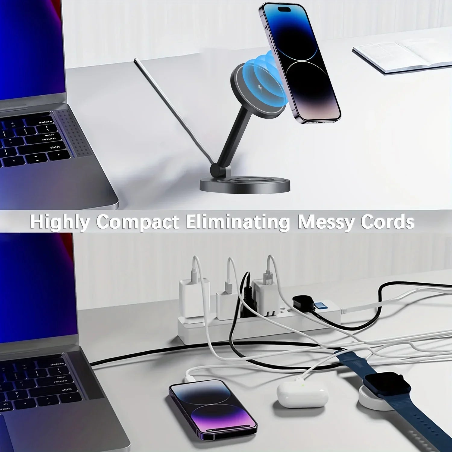 3-in-1 Magnetisches Wireless Ladegerät für iPhone