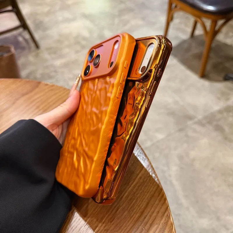 3D Folding Case for iPhone 17 Pro Max Orange